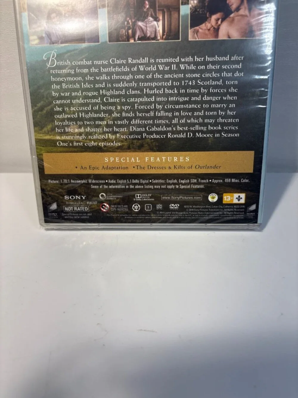 Outlander DVD Season 1 Volumn 1 Based On The International Bestseller New Sealed - Picture 3 of 4